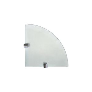 Prateleira de Vidro Canto 20x20cm - 8mm Bemfixa