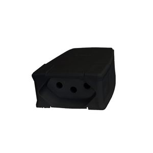 Prolongador Profissional Reforçado 2P+T 20A Preto Pial