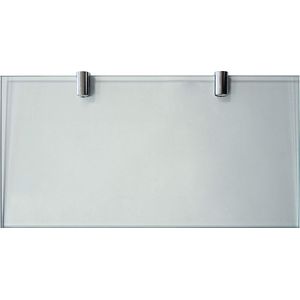 Prateleira de Vidro Retangular 50x15cm - 8mm Bemfixa