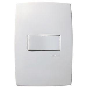 Conjunto 1 Interruptor Simples Pial Plus+ 4x2 10A Pial