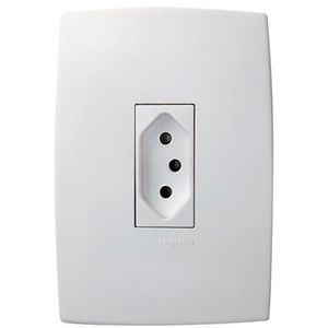 Conjunto 1 Tomada Vertical Pial Plus 4x2 10A Pial