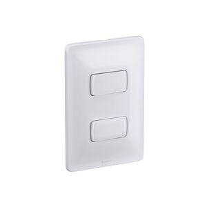 Conjunto 1 Interruptor Simples 1 Interruptor Paralelo Zeffia 4x2 10A Pial