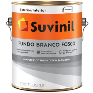 Fundo Para Madeira Branco Fosco 3,6L Suvinil