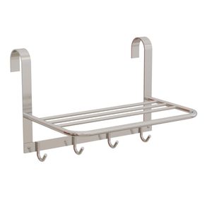 Porta Toalha Para Box 395x265x235 4 Cabides Cromado Sicmol