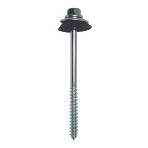 Conjunto Parafuso de Fixação C/ Arruela de Vedação 5/16x180mm Aço Fixtil