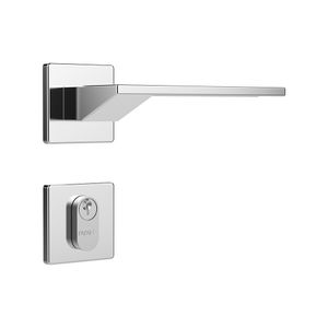 Fechadura Externa Economica MZ630 R260 3400 Cromada Papaiz