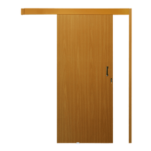 Porta de Correr Sobrepor D215X80CM Mogno MGM
