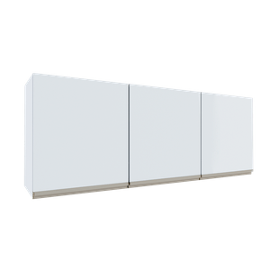 Armário Aéreo 150 Gaia Flat Branco Cozimax