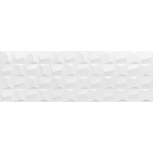 Revestimento Eliane Cubic White Retificado 30x90cm
