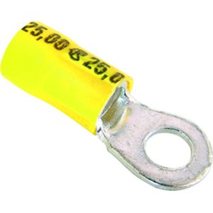 Terminal Anel 4,3mm Amarelo Com 10 Peças A.Santos
