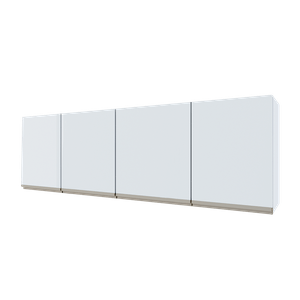 Armário Aéreo 200 Gaia Flat Branco Cozimax