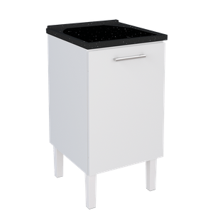 Gabinete Com Tanque 50 Max Branco/Preto Cozimax