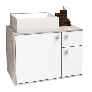 Toucador Caete Branco/Calcare Cozimax