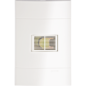 Conjunto Campainha Cigarra 127V 16VA 70DB Lunare Branco Polar Schneider