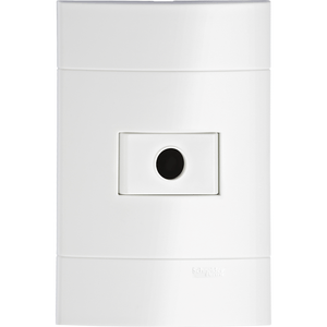 Conjunto Saída de Fio Lunare Branco Polar Schneider