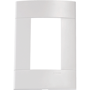 Placa 3 Postos 4X2 Lunare Branco Polar Schneider