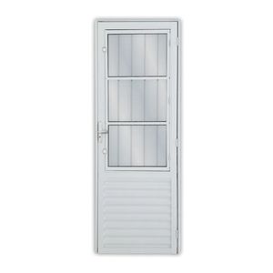 Porta de Giro Com Postigo D210X80CM Branco MGM
