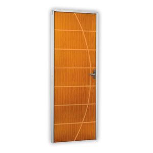 Kit Porta Com Batente Neblina Mogno E215X85CM MGM