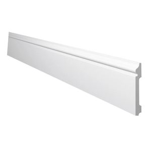 Rodapé FL2 15X120X244 Branco Decoflair Gart