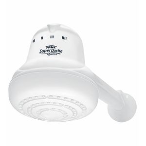 Chuveiro Super Ducha Quattro Plus Com Cano Branco Fame