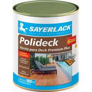 Verniz Natural Semibrilho Polideck 900ml Renner Sayerlack