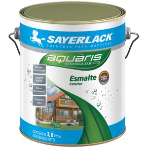 Esmalte Base Água Aquaris Branco Fosco 3,6L Renner Sayerlack