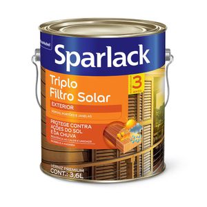 Verniz Sparlack Triplo Filtro Solar Brilhante Natural 3,6L Coral