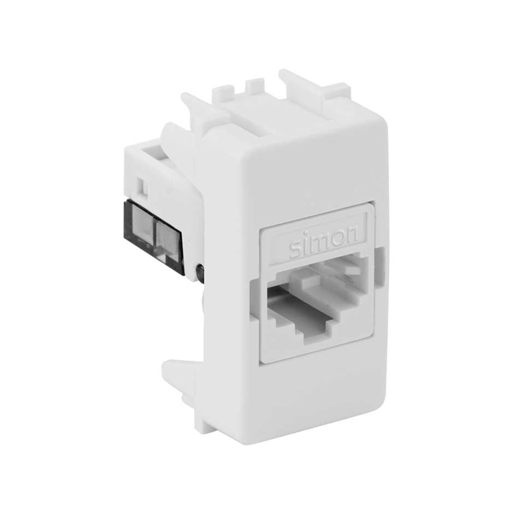Módulo Tomada para Telefone RJ11 4 Fios Branco Simon 19/20