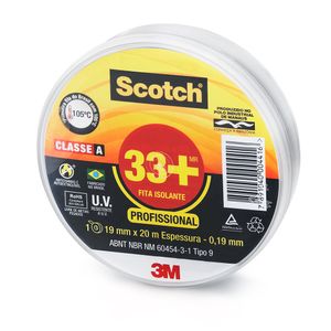 Fita Isolante 33+ Scotch 19MMX20M 3M