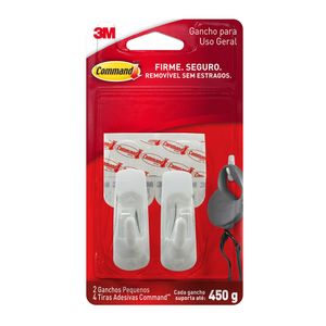 Gancho Adesivo Plástico Pequeno Command 3M