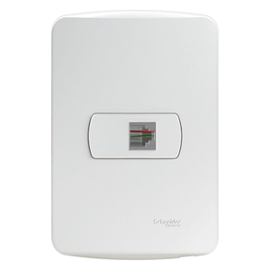 Conjunto Tomada 2 Fios Miluz RJ11 Schneider