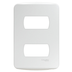 Placa 2 Postos Separados Miluz 4x2 Schneider