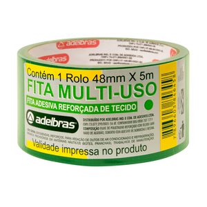 Fita Adesiva Multiuso Verde Silver Tape 48x5 Adelbras