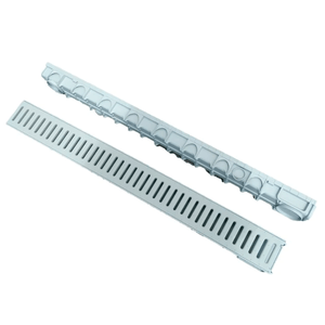 Canal PP Compacto Com Grelha 100CM Cinza Odem