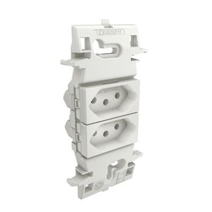 Conjunto 2 Tomada Sem Placa Zuli 4x2 10A Lorenzetti