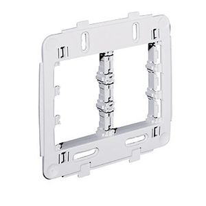 Suporte 3+3 Módulo 4x4 Branco Pial