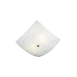 Plafon Matrix Quadrado 30cm Decorado Bronzearte