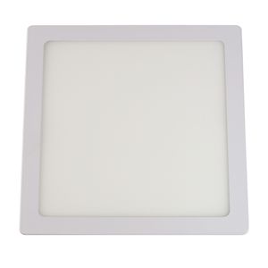 Painel de Embutir Slim Led Quadrado 18W Bivolt 3000K Bronzearte