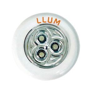 Luminária Button Led Branco Bronzearte