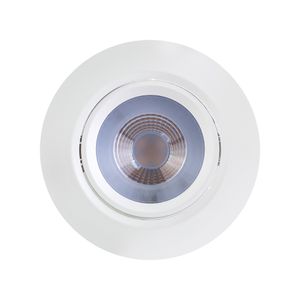 Spot Led de Embutir Redondo Easy 7W 3000K Branco Bronzearte