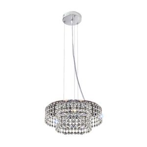 Pendente Milano 6 Luzes Transparente Bronzearte