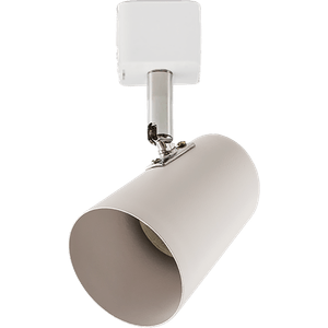 Spot New Short Para Trilho E27 Branco Bronzearte