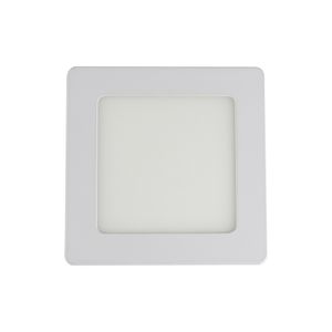 Painel de Embutir Slim Led Quadrado 6W Bivolt 3000K Bronzearte