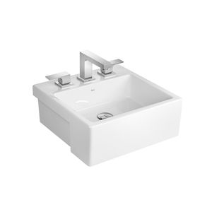 Cuba Semiencaixe Quadrada L.830 Branco Deca