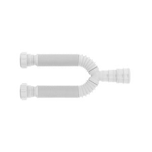 Sifão Tubo Extensivo Duplo Universal PP Branco Blukit