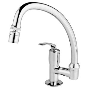 Torneira de Banca Para Cozinha Saída Lateral Pratika Cromado Fabrimar