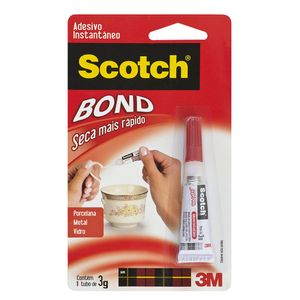 Adesivo Instantâneo Scotch Bond 3M