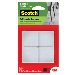 Feltro Sintético Branco Quadrado GG Scotch 3M