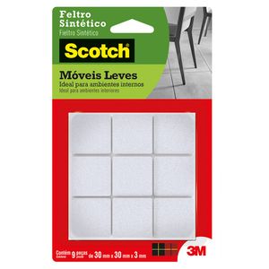 Feltro Sintético Branco Quadrado G Scotch 3M