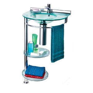 Conjunto C/ Lavabo Turmalina 50cm CrisMetal